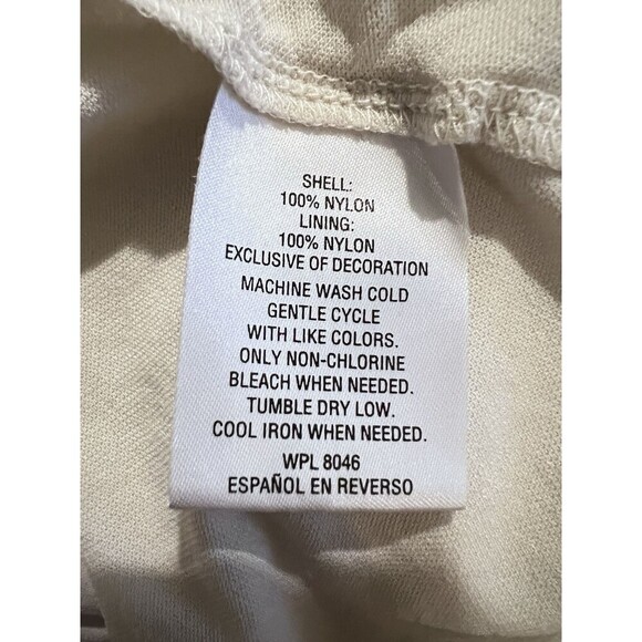 Style & Co Mixed Print Women’s XL Peasant Top Tassels Boho Lined Prairie Shirt - Picture 9 of 9